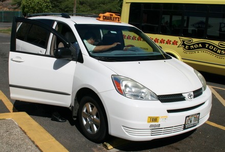 チャーターした車