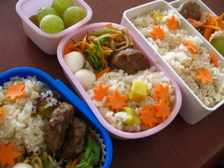 秋のお弁当