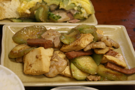 ナーベラみそ煮の定食