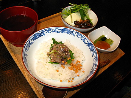 鰺のなめろう丼