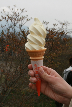 清泉寮のソフトクリーム