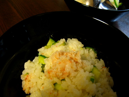 カニのレモン風味ずし