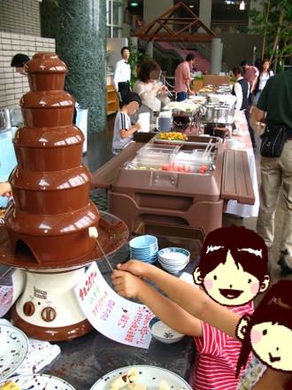 チョコレートタワー