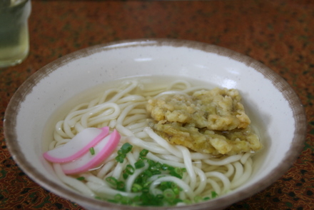 ゴボウ天うどん