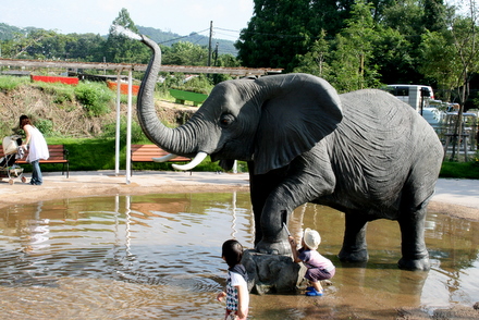 水ふきゾウさん