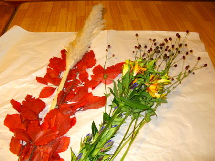 お月見用の花