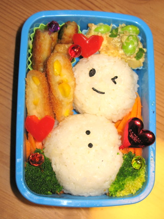 雪だるま弁当