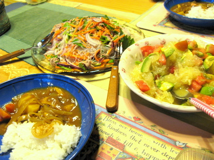 北杜市での夕食