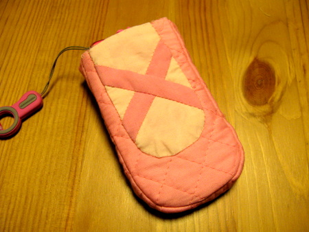 ハンドメイドの携帯ケース　（バレエ）