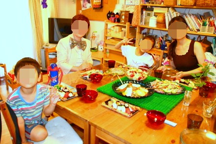 レオの誕生日会 ホームパーティ