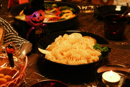 レモン風味のパスタ